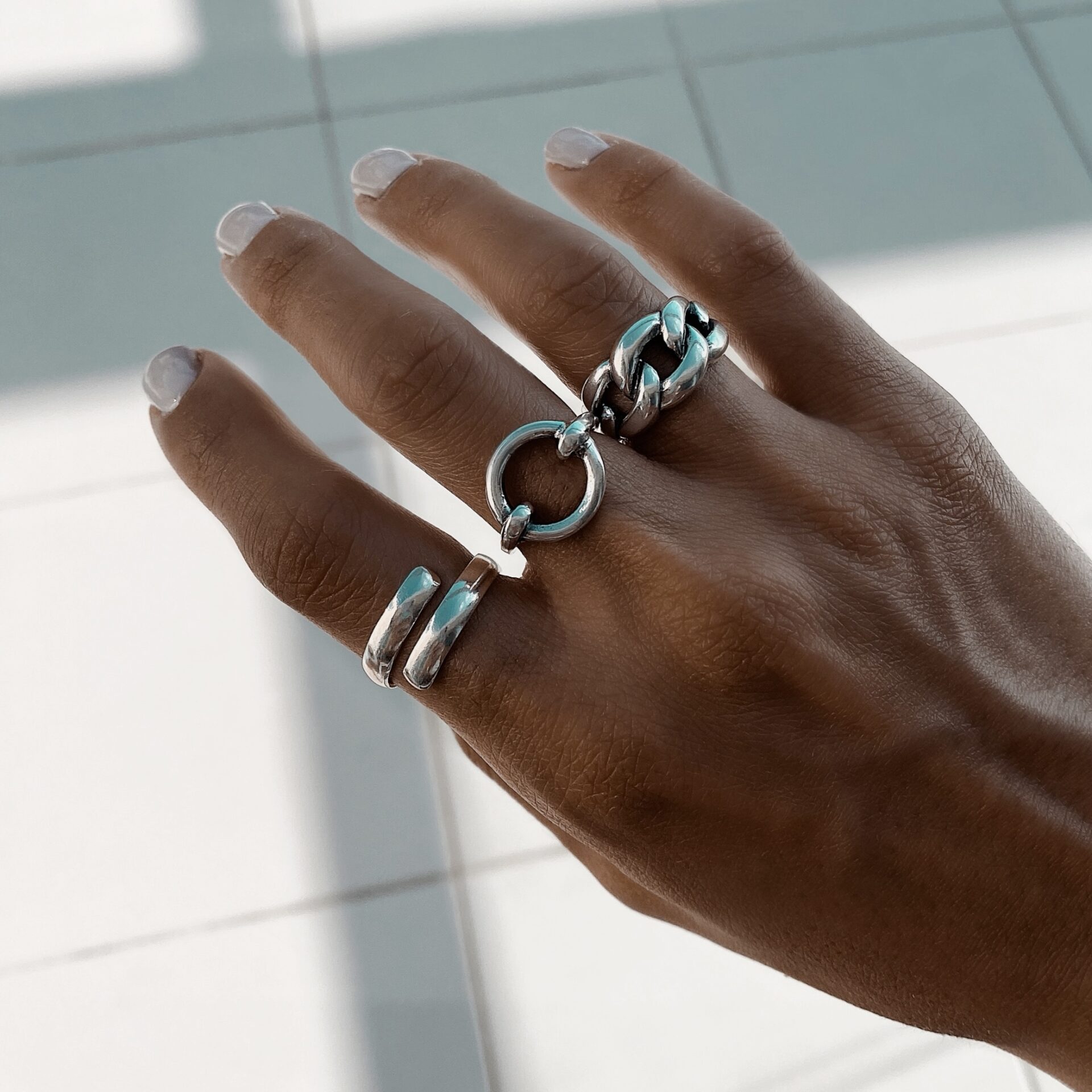 טבעת עיגול חלול עבה