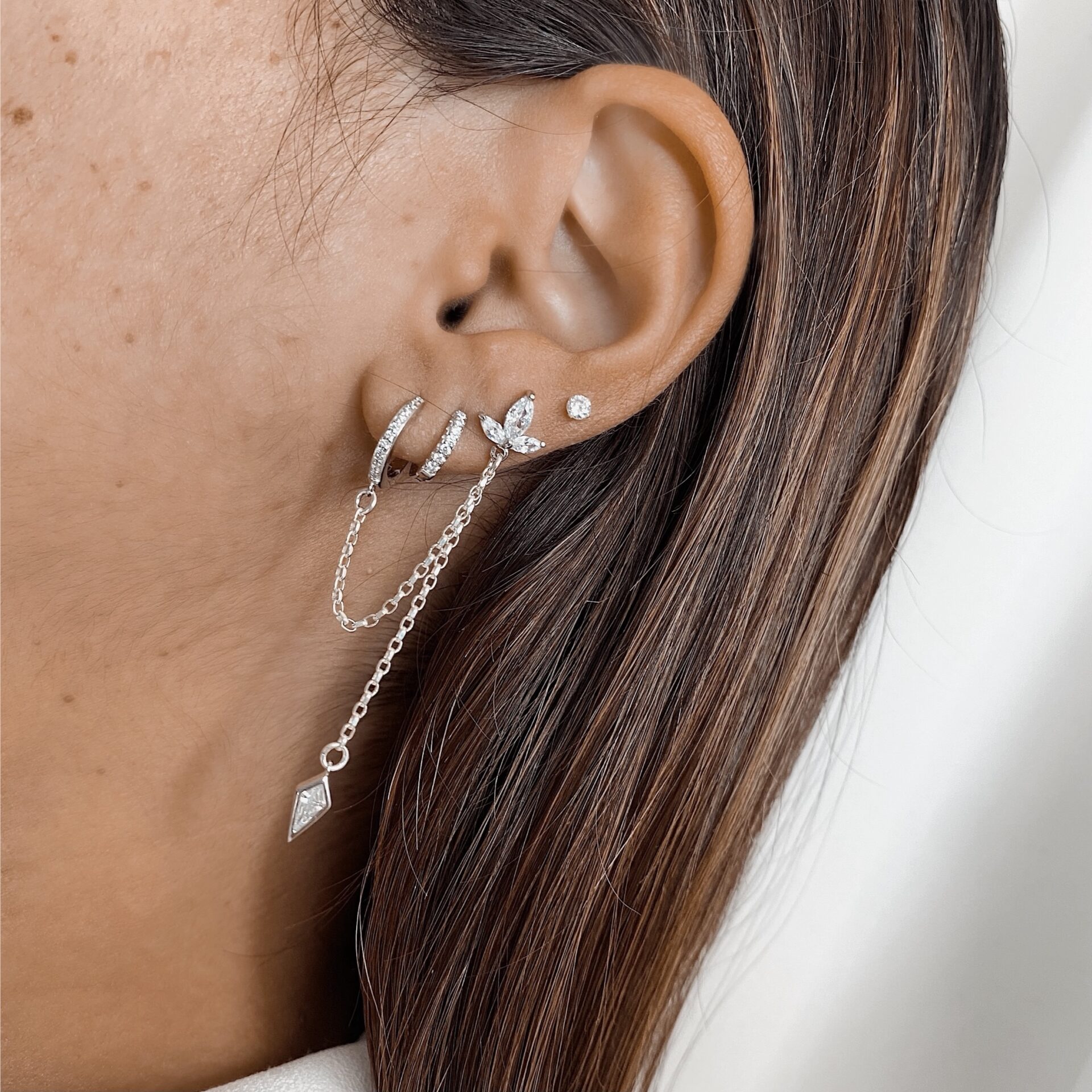 עגיל ברלין כפול