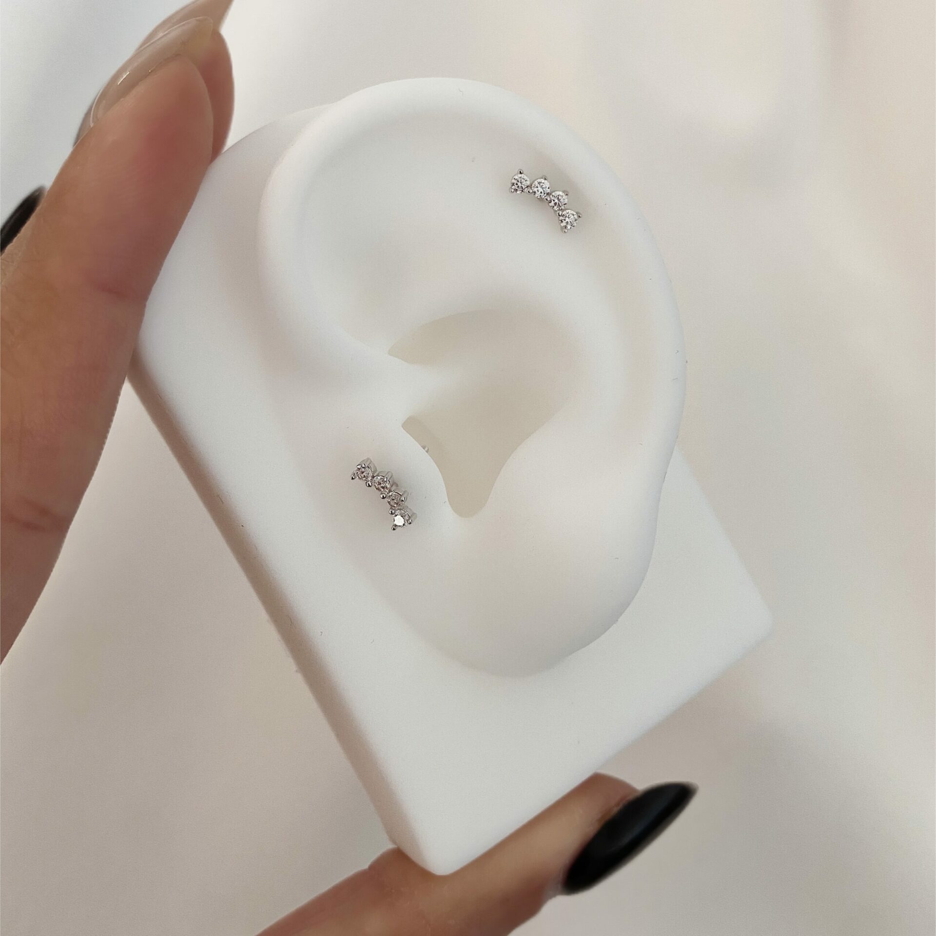 עגיל הברגה LOR כסף אמיתי 925