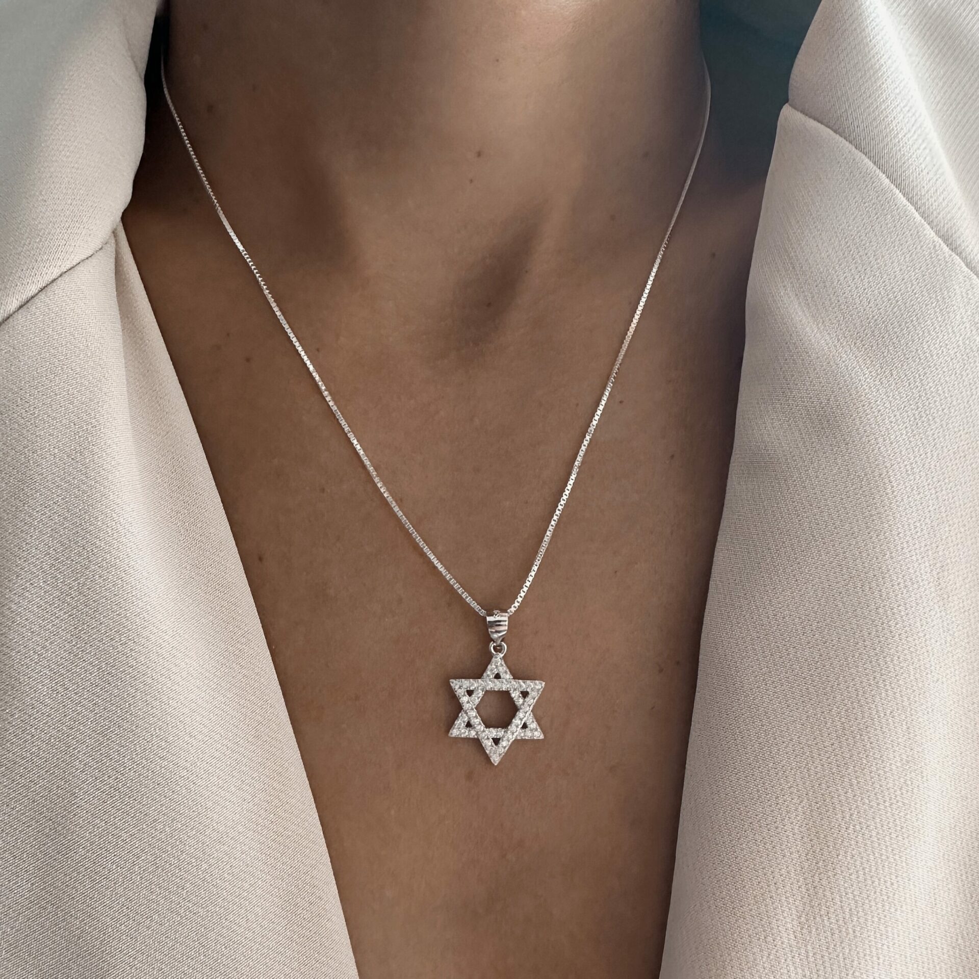 שרשרת מגן דוד בינוני