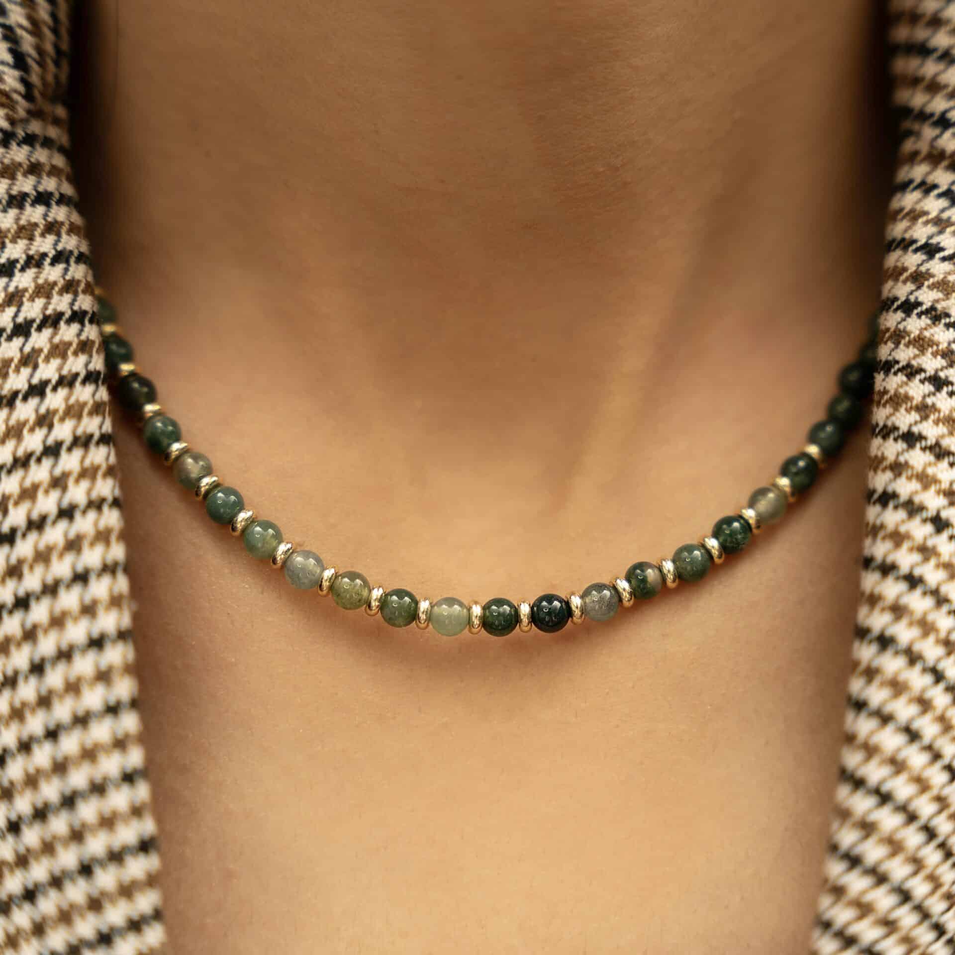 שרשרת מיכאלו אבני אגת