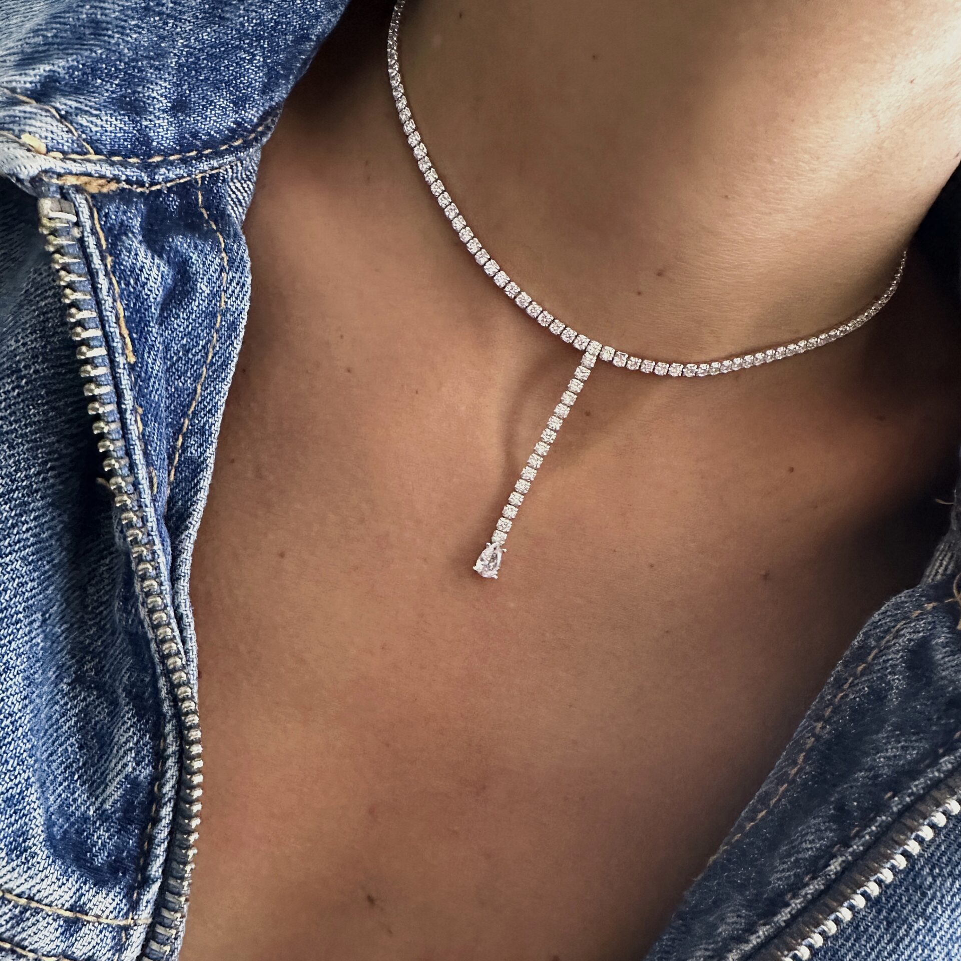 שרשרת טניס עניבה סקאי