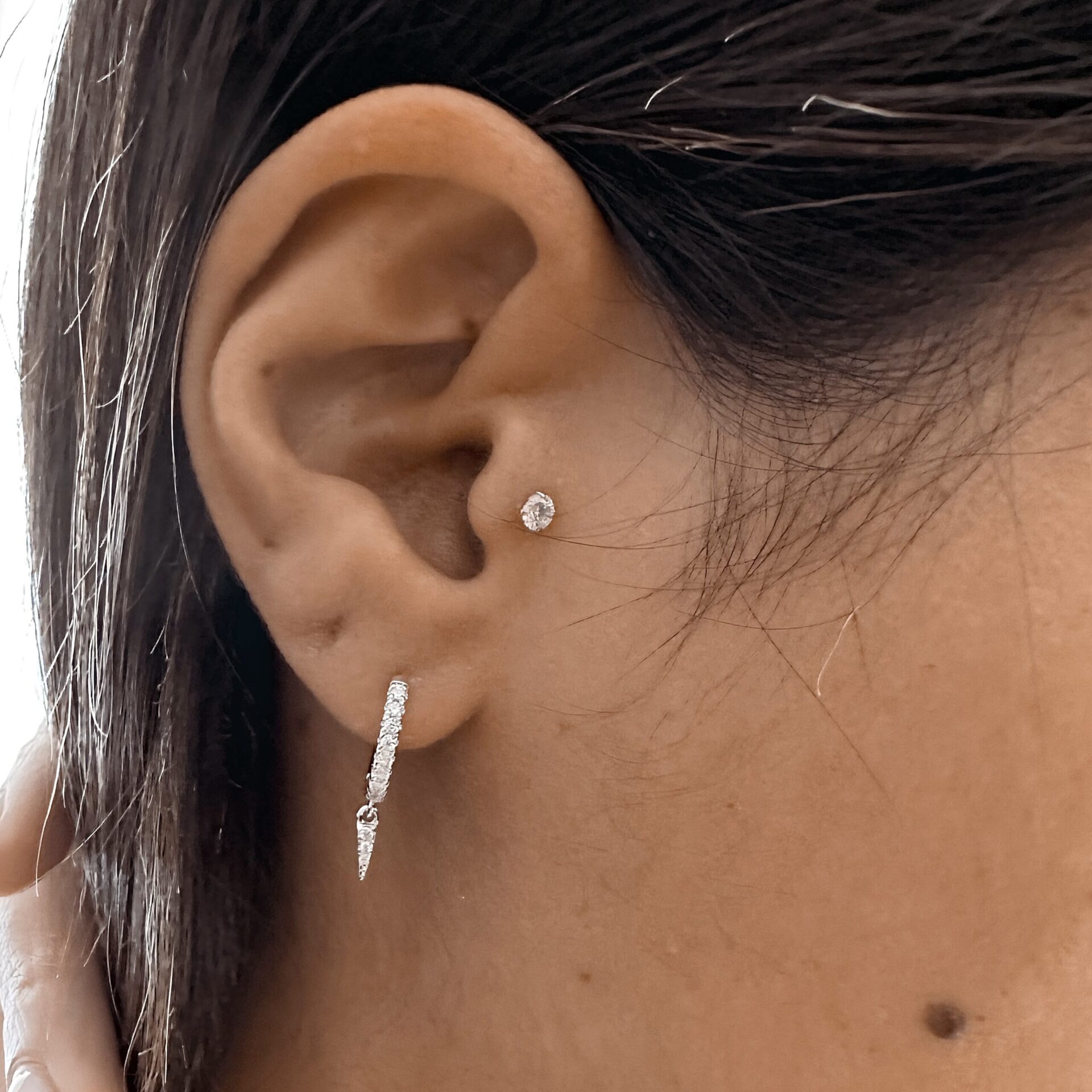 עגיל חישוק שפיץ קאיה