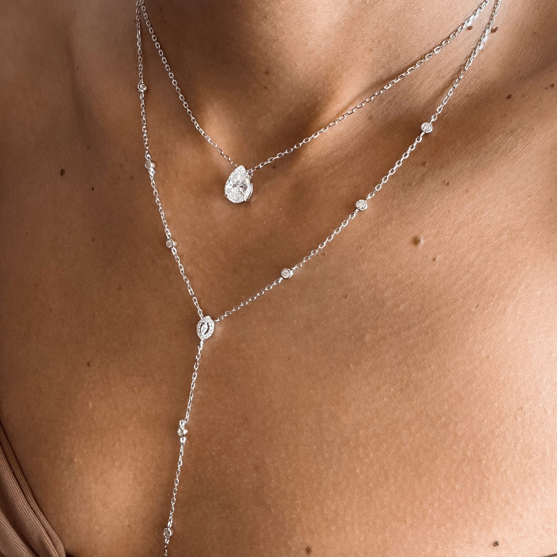 שרשרת טיפה זוהר