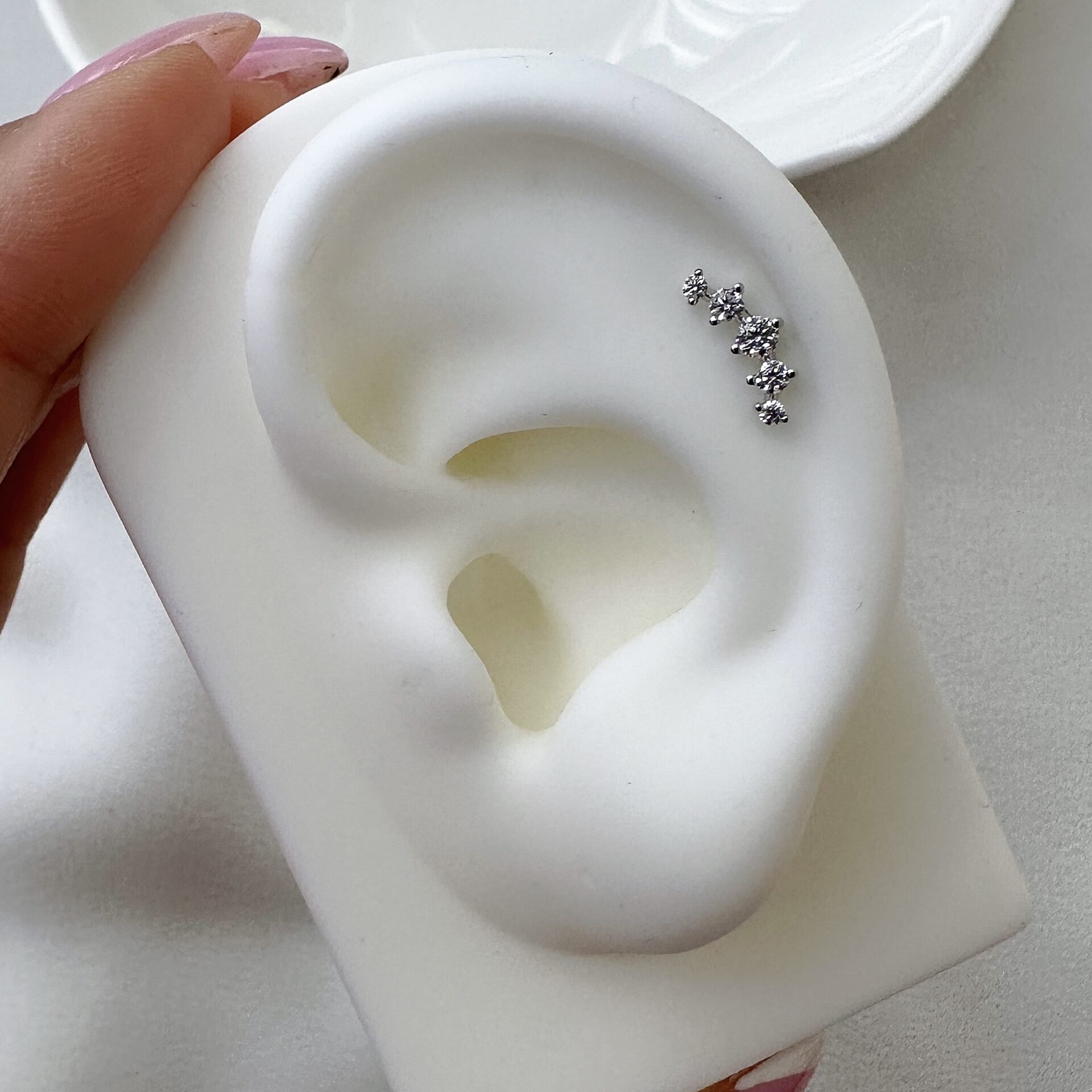 עגיל הברגה לירוי אידיאלי להליקס,הליקס גבוה, פלאט או קונץ'